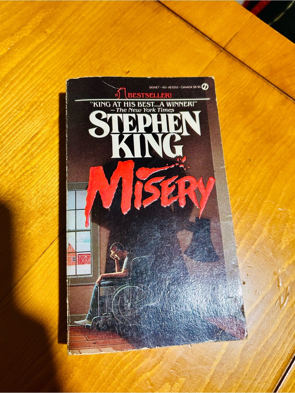 (3/$10) Misery by Stephen King Paperback Book